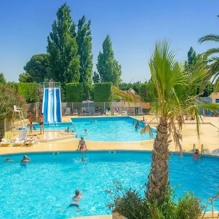Mobilhome Climatise Au Camping Les Salins De La Gardiole Parque de Campismo