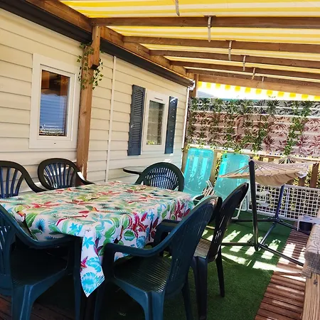 Mobilhome Climatise Au Camping Les Salins De La Gardiole Kemp